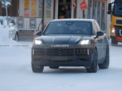 保时捷燃油版卡宴改款谍照现身，前脸尾灯微调，动力或延续现款