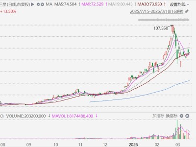 三星电子暴涨超6%带动杠杆ETF，南方两倍做多(7747.HK)高开13.5%