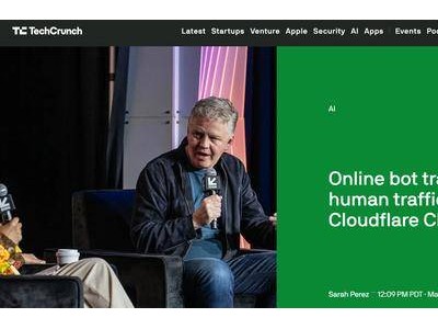 AI浪潮来袭：CloudflareCEO预测2027年AI机器人流量将超越人类引关注