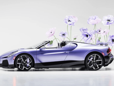 薰衣草紫下的深情绝唱：布加迪W16 Mistral “Caroline”的浪漫传奇