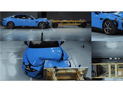 雷军拆车直播展出新一代SU7碰撞测试车：超国标1.44倍撞击 乘员舱零失效