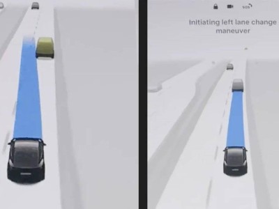 特斯拉欧洲FSD界面焕新：限速存疑标问号，动态高亮让驾驶意图更清晰