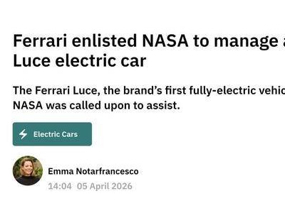 法拉利首款纯电Luce邀NASA专家助力，调校加速度打造平稳舒适驾乘感