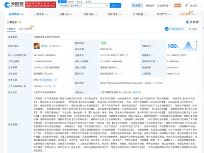 中国石化减资至1211.8亿