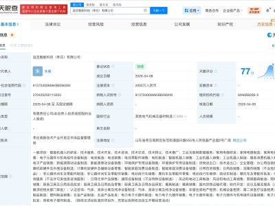 追觅科技在枣庄成立新科技公司 注册资本2000万