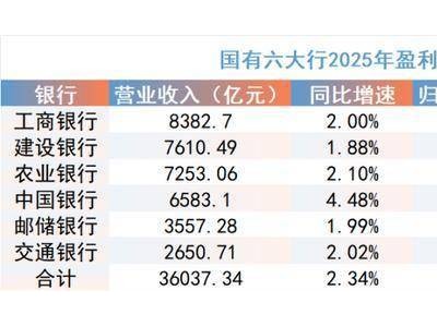 2025年国有六大行薪酬揭秘：子公司“打工皇帝”涌现 董事长薪资平稳