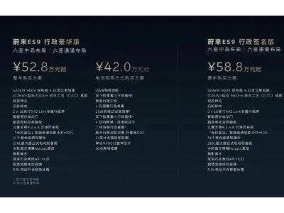 蔚来ES9：以体系创新破局 50万级行政旗舰SUV开辟新赛道