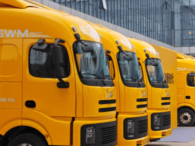 长城G970混动重卡批量交付，以安全高效低耗破解快递干线运输痛点