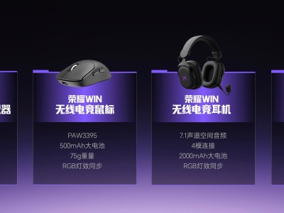 荣耀WIN电竞全家桶正式亮相：三模鼠标、四模耳机及多功能背包齐发
