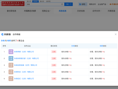 孙杨与妈妈关联公司均已注销