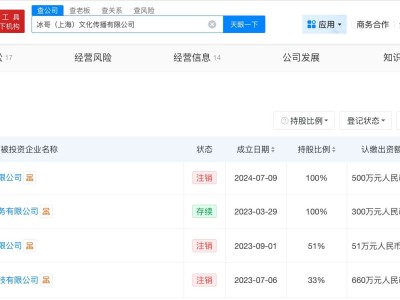 白冰2家实控公司其妻任财务负责人