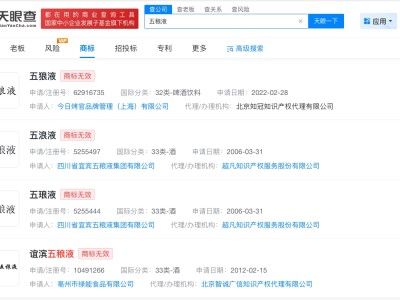 多个心机商标仿冒知名品牌