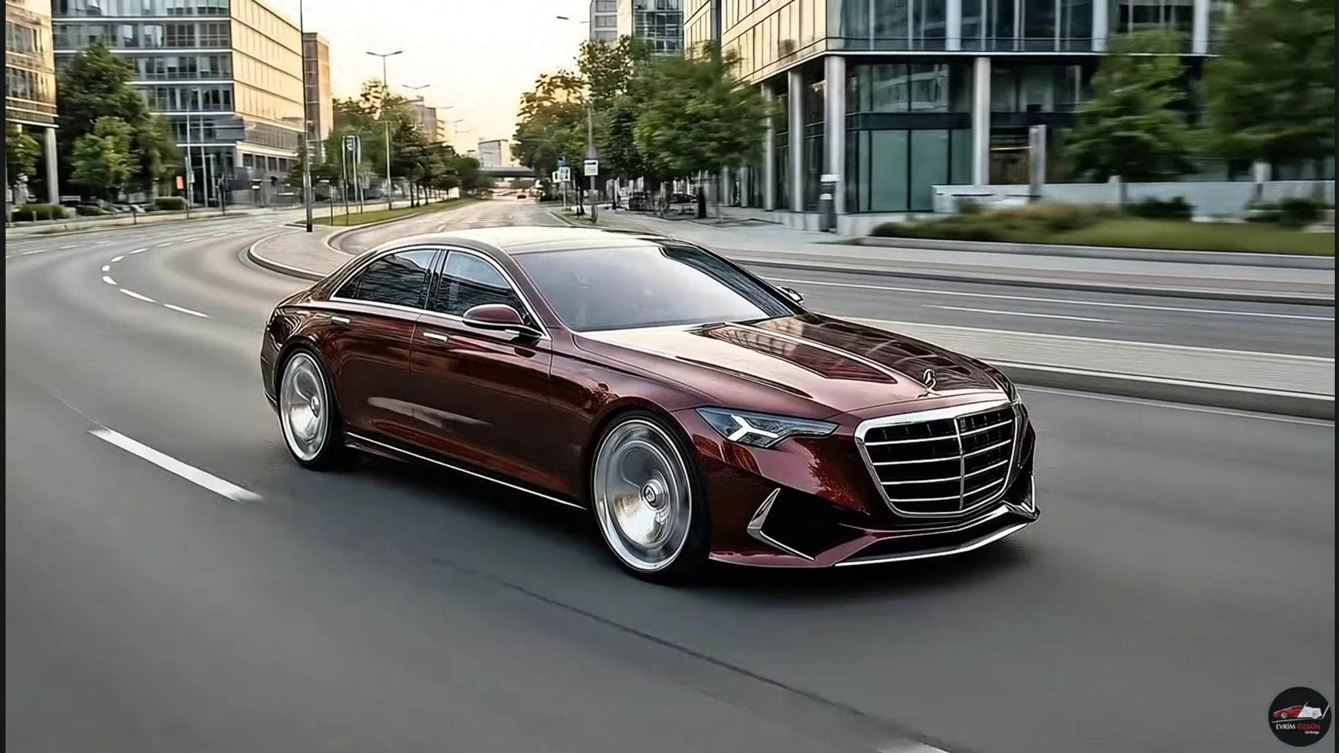 梅赛德斯-AMG S63 2028款侧面图