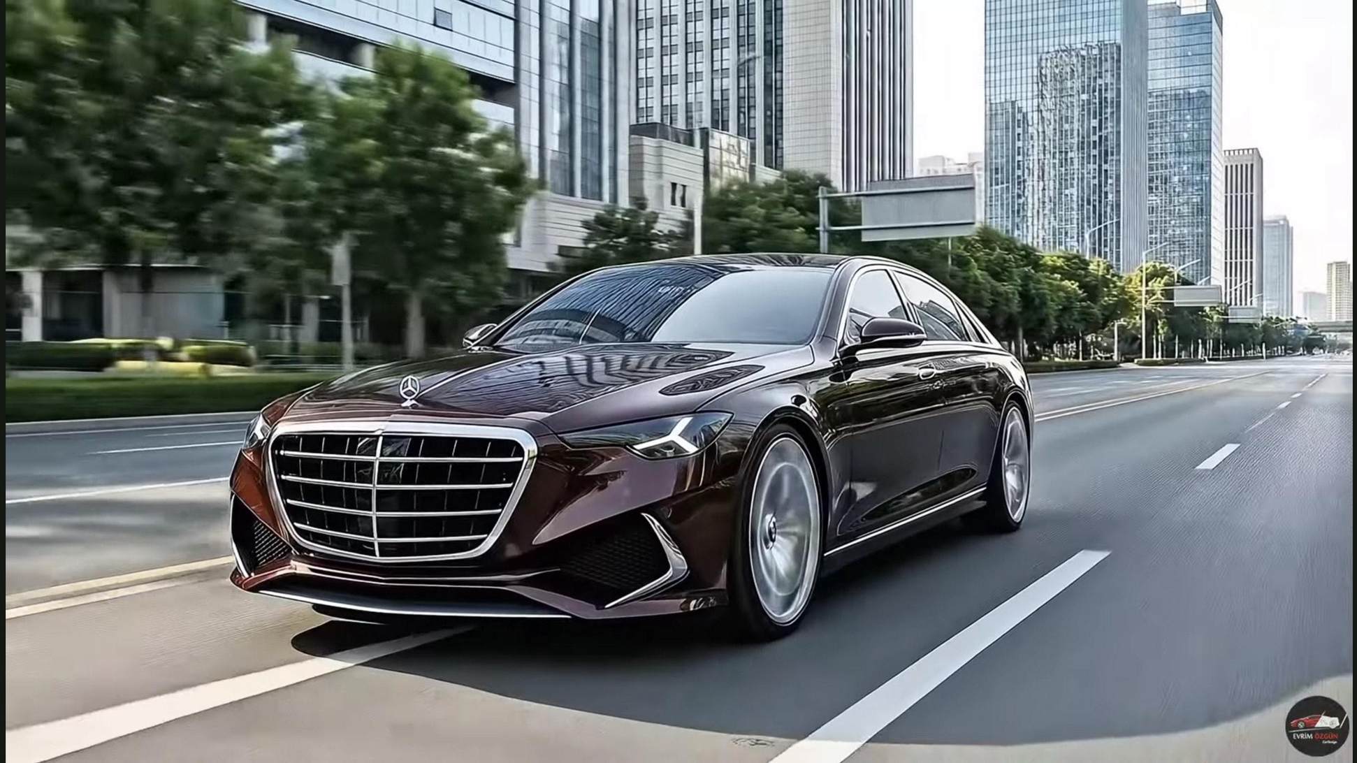 梅赛德斯-AMG S63 2028款尾部图