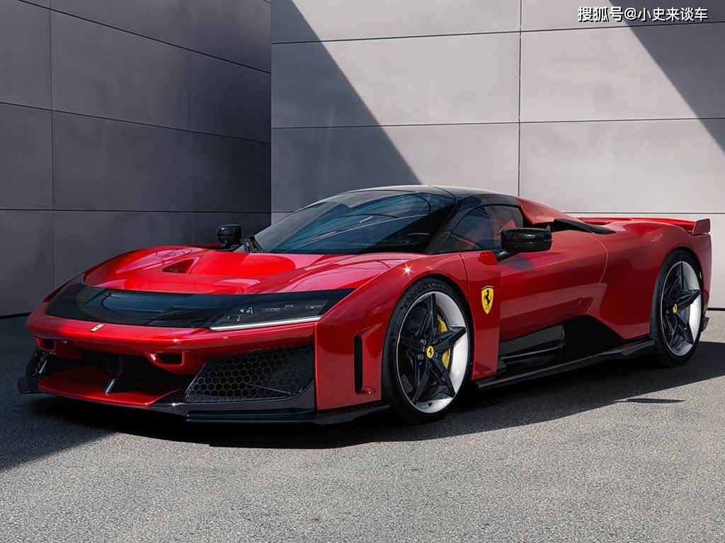 法拉利F80车身侧面